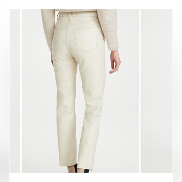 Agolde Recycled Leather Fitted 90s Pants‎ size 26 - Picture 3 of 16